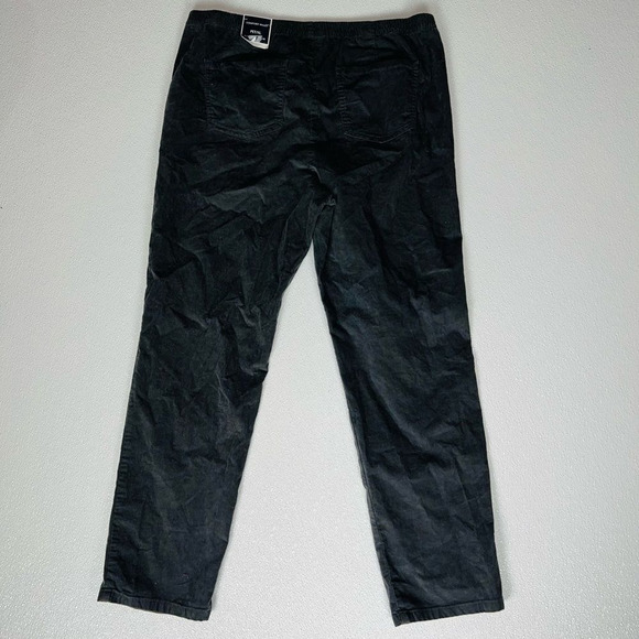 Karen Scott Women's Petite Corduroy Pull-On Pants, Charcoal Size PXL NWT - Picture 10 of 12
